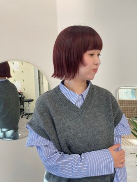 ハル 南平岸(HARU) パツっとボブ顔周りレイヤーあり☆担当ニキ