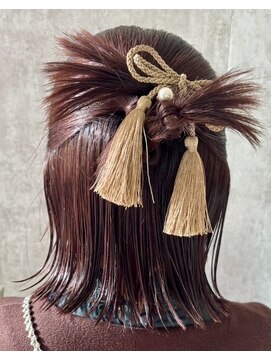 スタイル 横浜(STYLE) 横浜／ヘアセット/編みおろし/カチモリ/アレンジ/ハーフアップ