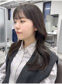 くびれ巻き韓国巻きグレージュオリーブベージュ