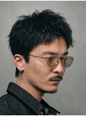 仙台スパイキーショートアップバングツーブロック30代40代◆