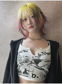 レイヤーカット/ウルフカット/くびれヘア/夏のヘアアレンジ