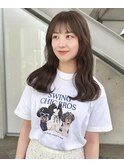 髪質改善カラー韓国レイヤー顔周りカットブリーチボブ立川._.