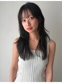 レイヤーカット　ニュアンスヘアスタイル