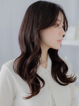 モッズヘア 越谷(mod's hair) かき上げバング大人美人モテ髪小顔韓国風巻きa越谷20代30代40代