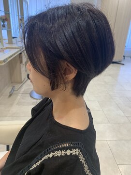 アッシュ 仙川店(Ash) 前髪なしショートハンサムショートショートヘア30代40代50代60代