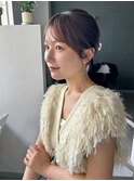 クリップアレンジ/顔まわりカット/おくれ毛/シースルーバング