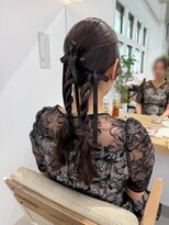 モリオフロムロンドン 大宮店(morio from London)&nbsp;リボン×ツイストアレンジ【金山】