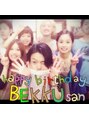 BEKKU Men's hair salon【ベックメンズヘアサロン】 みんなが誕生日にお祝いをしてくれました~~~!ありがと~!