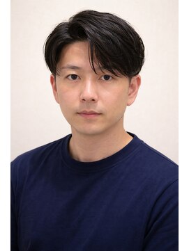 オールバーバー(OR BARBER) メンズ　センターパート　ナチュラル　パーマ