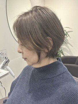 hair salon Heir【4月19日NEW OPEN（予定）】 くびれショート40代50代グレイカラー白髪染め白髪ぼかし