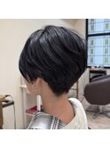 ハンサムショート/ブラックカラー/大人ショート