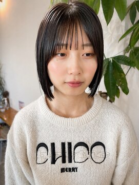 ダーリン 伊勢崎(darling) 丸くならないぷつっとボブ♪
