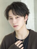 エイド 本店(aid)&nbsp;ニュアンスアップバング毛流れショートメンズコンマバング