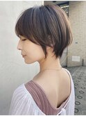 表参道切りっぱなしボブレイヤーカット ボブ髪質改善