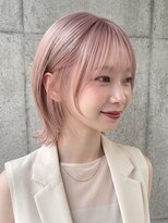 リムドット(rim.)&nbsp;マッシュウルフ×シースルーピンク