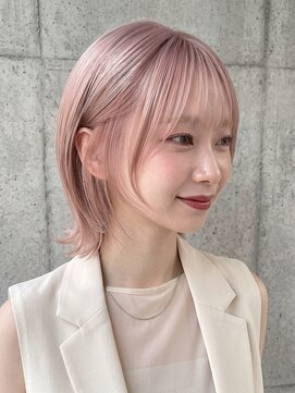 リムドット(rim.) マッシュウルフ×シースルーピンク