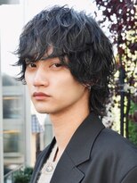 フィフス 神南(fifth) マッシュウルフ シャドウパーマ ラウンドマッシュ メンズウルフ