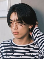 アンサー 原宿(ANSWER)&nbsp;メンズ髪質改善地毛風縮毛矯正ストレート毛流れセンターパート