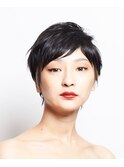 【RISK 高橋勇太】黒髪でシルエットが完璧な束感ベリーショート