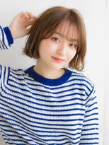 シースルーバング　ナチュラルボブ