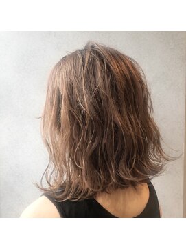 ヘアサロンエム 大宮東口(HAIR SALON M) 外ハネボブ/アッシユブラウン/ネオウルフ/デザインカラー