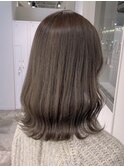 圧倒的透明感!グレージュでモテカラー!