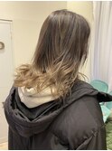 バレイヤージュ ベージュ