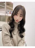 韓国ツヤカラー/ワンホンヘア/オリーブベージュ
