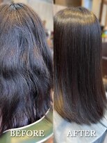カミビトグロウ(kamibito glow) 20代30代40代髪質改善カラーアッシュベージュ艶感ロブヘアー