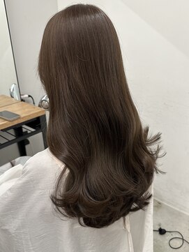 フォンズ(FONS) ブリーチなし艶カラー ラベンダーグレージュ チョコレートカラー