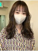 ブラウンカラー/シースルーバング/韓国ヘア/前髪あり［渋谷］