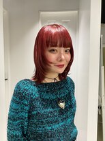 ゼスト 八王子店(ZEST) レッドカラー/暖色カラー/【永尾しおり】