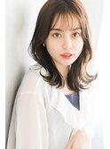 10代20代30代40代 ミルクティーベージュ 韓国風くびれミディ