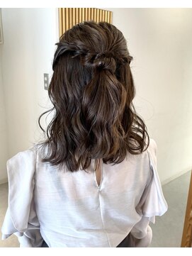 ムーン バイ ケンジ(moon by KENJE) 【hinari】#ヘアセット #ハーフアップ