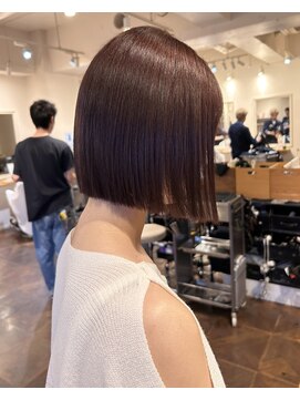 トリート 南行徳本店(TREAT) きりっぱボブ×ワインレッド♪/南行徳