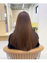 ニール 名古屋 伏見 丸の内(NEELU)&nbsp;【Neelu_citron_hachi】ローレイヤー×チェスナットブラウン