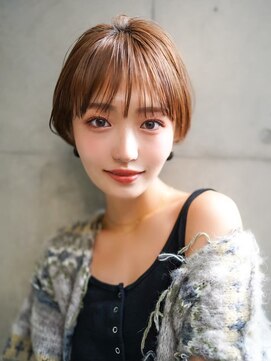 ギークス(GEEKS) 【GEEKS渋谷】マッシュショート/マロンベージュ/透明感/冬カラー