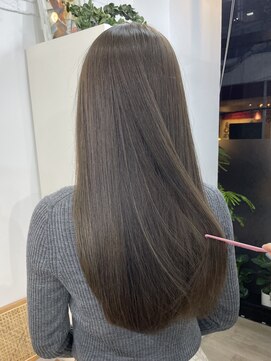 イコ 表参道原宿(ico) オリーブグレージュ　LAケラチントリートメント　ブリーチなし