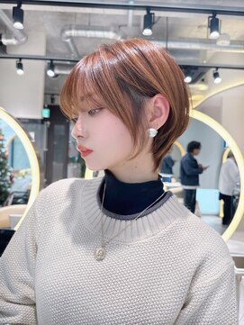 ロンド ジュルード 名古屋(Lond jeloud) ショート ボブ インナー 艶髪 韓国風 レイヤーカット