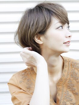 ヘアリゾートエーアイ 浅草店(hair resort Ai)の写真/《カット¥3300/カット+リタッチ¥6600》高い再現性デザインで、小顔効果のあるショート◎[浅草駅/田原町駅]