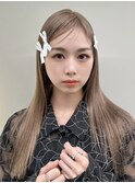 ミルクティーベージュカラーハイトーンカラーケアブリーチカラー