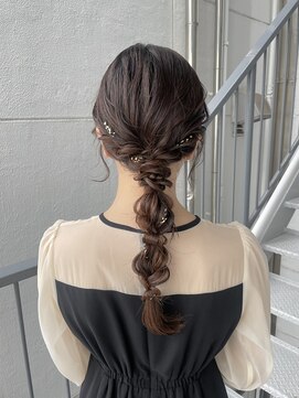 アーク 表参道(arc) 編みおろしヘアアレンジ♪