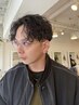 後藤限定【大人男性おすすめ】大人デザインパーマ＋cut＋幹細胞スパ　9500