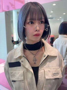 デコラソラン 本川越(DECORA SORAN) タッセルボブ×ブルーシルバー◎