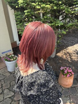 ヘアルーム フラット(HAIR ROOM flat) ピンク！