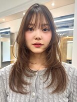 アビー(ABBEY3)&nbsp;レイヤーカットミディアムレイヤー顔まわり銀座ハイレイヤー