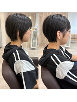 アグ ヘアー ナッツ 秦野店(Agu hair nuts)&nbsp;丸みショート/マロンベージュ/くびれショート/くすみベージュ