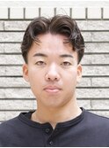 テーパーフェード+眉毛カット