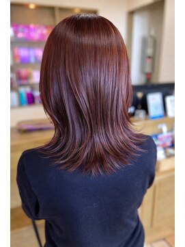 グランヘアー 大町店(GRANHAIR) レイヤー×レッドブラウン