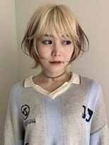 イェッカ パビル(YECCA pabil)&nbsp;ブロンドとブラウンのデザインカラー